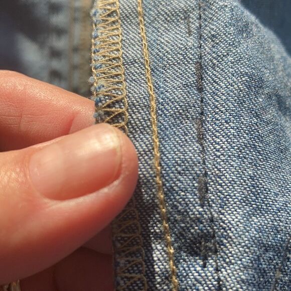 Columbia Jean Jacket blue denim button down medium pockets - Picture 16 of 16